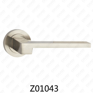 Zamak zinklegering aluminium rozet deurklink met ronde rozet (Z01043)