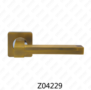 Zamak zinklegering aluminium rozet deurklink met ronde rozet (Z04229)