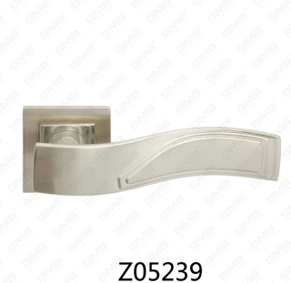 Zamak zinklegering aluminium rozet deurklink met ronde rozet (Z05239)