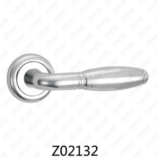 Zamak zinklegering aluminium rozet deurklink met ronde rozet (Z02132)