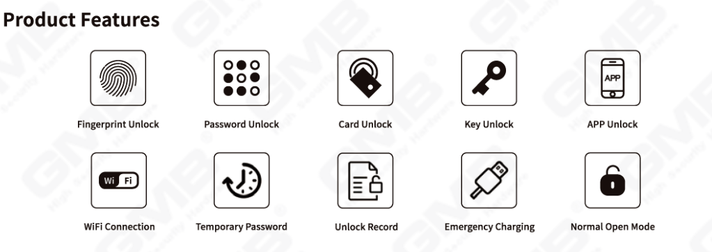 Exterieur Smart Door Lock (909)