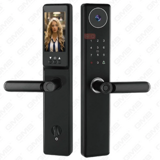 Hoge beveiligingsvingerafdruk/RFID-kaart/wifi/tuya/tt-app/met camera Intelligent anti-peep digitale slimme deurslot (934)