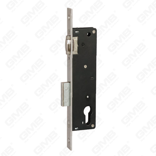 Hoog veiligheidsaluminium deurslot Smal slot met rolvergrendeling cilindergat Slotlichaam (Z035R-2-K1)