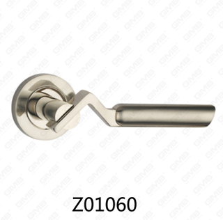 Zamak zinklegering aluminium rozet deurklink met ronde rozet (Z01060)