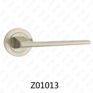 Zamak zinklegering aluminium rozet deurklink met ronde rozet (Z01013)