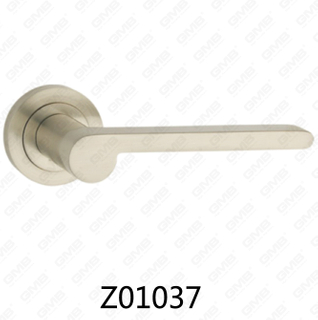 Zamak zinklegering aluminium rozet deurklink met ronde rozet (Z01037)