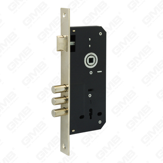 High Security Insteekslot Deurslot 3-pins Stalen nachtschoot Zamak Messing slot sleutelgat Slot Body (6010BK)