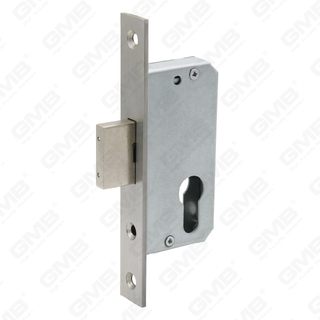 Hoge veiligheid aluminium deurslot Smalle vergrendeling rolvergrendeling cilindergat slothuis (0025 0035)