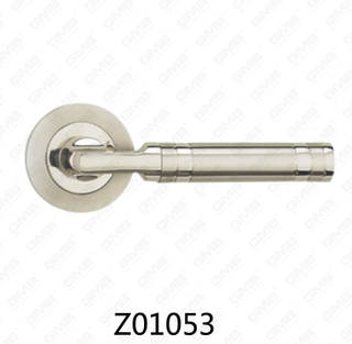 Zamak zinklegering aluminium rozet deurklink met ronde rozet (Z01053)