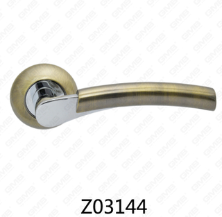 Zamak zinklegering aluminium rozet deurklink met ronde rozet (Z02144)