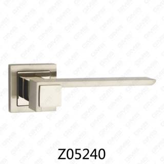Zamak zinklegering aluminium rozet deurklink met ronde rozet (Z05240)