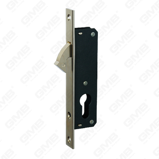 Hoge veiligheid aluminium deurslot smal slot cilindergat slot body haak slot voor schuifdeur (6025)