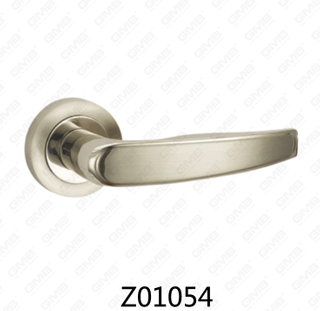 Zamak zinklegering aluminium rozet deurklink met ronde rozet (Z01054)