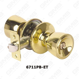 Hoge veiligheid ANSI Standaard Tubulaire Knop Slot Vierkante toets Tubulaire knopvergrendeling (6711PB-ET)