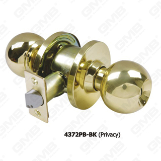 ANSI Grade 2 Heavy Duty Commercial Privacy Knob Lock-serie (4372PB-BK)