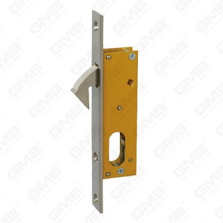 Hoge veiligheid aluminium deurslot smal slot cilindergat slot body haak slot voor schuifdeur (5586)