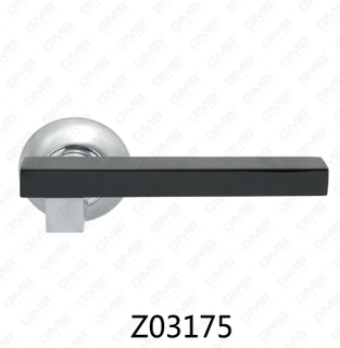 Zamak zinklegering aluminium rozet deurklink met ronde rozet (Z02175)