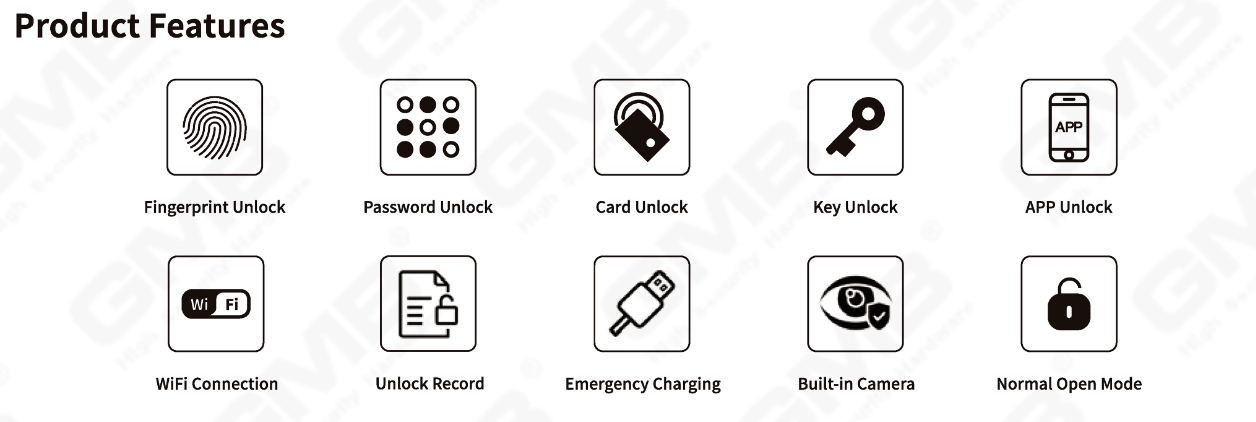 Interieur en appartement Smart Lock (652)