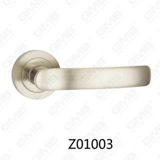 Zamak zinklegering aluminium rozet deurklink met ronde rozet (Z01003)