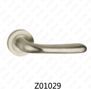 Zamak zinklegering aluminium rozet deurklink met ronde rozet (Z01029)