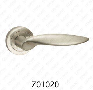 Zamak zinklegering aluminium rozet deurklink met ronde rozet (Z01020)