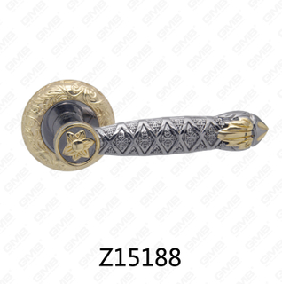 Zamak zinklegering aluminium rozet deurklink met ronde rozet (Z15188)