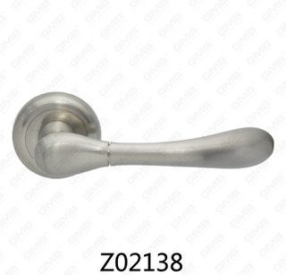 Zamak zinklegering aluminium rozet deurklink met ronde rozet (Z02138)