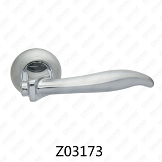 Zamak zinklegering aluminium rozet deurklink met ronde rozet (Z02173)