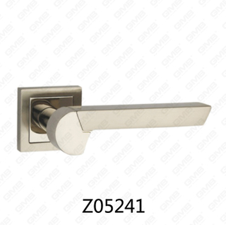 Zamak zinklegering aluminium rozet deurklink met ronde rozet (Z05241)