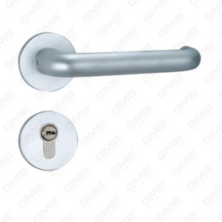 Oxygenaat aluminium deurgreep op plaatdeurhandgreep (GF8411-G10)