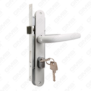 High Security Insteekslot Deurslot Aluminium handvat cilinder Zamak cilinder met 2 sleutels Lock Body (JH2001 set)