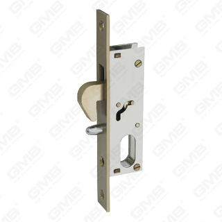 Hoge veiligheid aluminium deurslot Smal slot cilindergat Slot Body haak slot voor schuifdeur (1680HP)