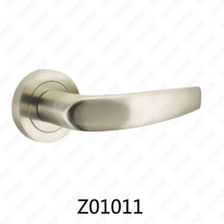 Zamak zinklegering aluminium rozet deurklink met ronde rozet (Z01011)