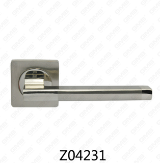 Zamak zinklegering aluminium rozet deurklink met ronde rozet (Z04231)