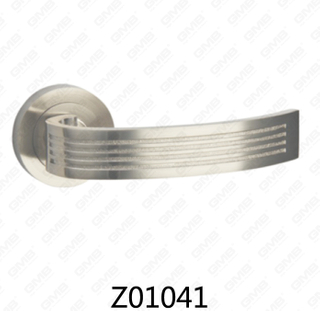 Zamak zinklegering aluminium rozet deurklink met ronde rozet (Z01041)
