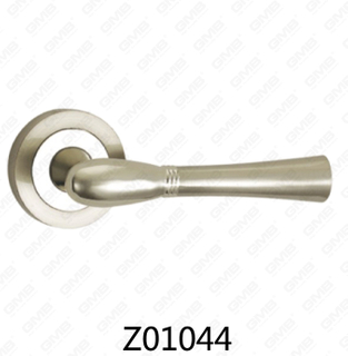 Zamak zinklegering aluminium rozet deurklink met ronde rozet (Z01044)