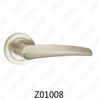 Zamak zinklegering aluminium rozet deurklink met ronde rozet (Z01008)