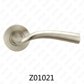Zamak zinklegering aluminium rozet deurklink met ronde rozet (Z01021)