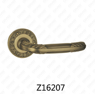 Zamak zinklegering aluminium rozet deurklink met ronde rozet (Z16207)