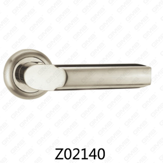 Zamak zinklegering aluminium rozet deurklink met ronde rozet (Z02140)