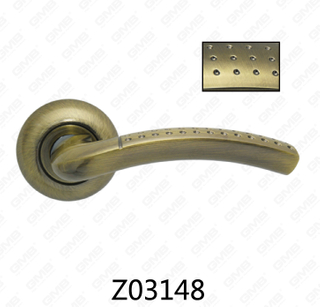 Zamak zinklegering aluminium rozet deurklink met ronde rozet (Z02148)