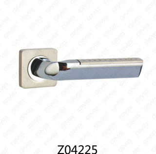Zamak zinklegering aluminium rozet deurklink met ronde rozet (Z04225)