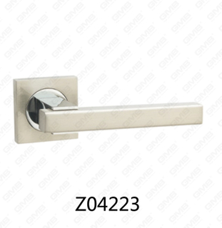 Zamak zinklegering aluminium rozet deurklink met ronde rozet (Z04223)
