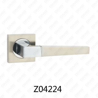 Zamak zinklegering aluminium rozet deurklink met ronde rozet (Z04224)