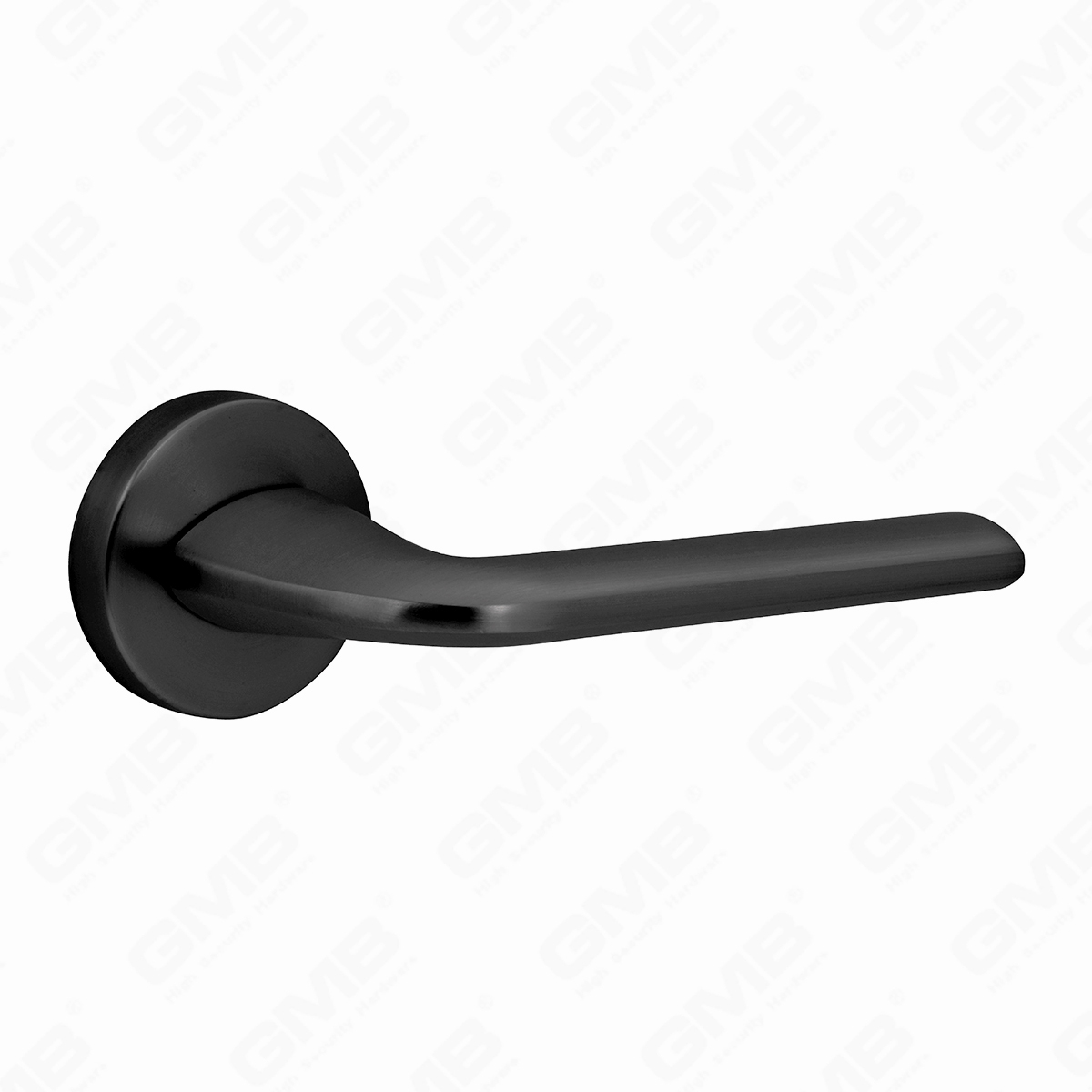 Modern eenvoudig massief zinklegering gespleten deurslot op ronde rozet (Z062401)