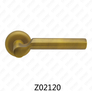 Zamak zinklegering aluminium rozet deurklink met ronde rozet (Z02120)