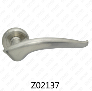 Zamak zinklegering aluminium rozet deurklink met ronde rozet (Z02137)