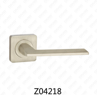 Zamak zinklegering aluminium rozet deurklink met ronde rozet (Z04218)