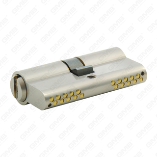 Hoogbeveiligde cilinder met dubbele rij pinnen Klassieke hoogbeveiligde cilinder met messing sleutel voor deur [GMB-CY-20]