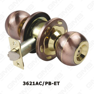 Key Lock ANSI Cilindrical Knob Lock S Serie (3621ac PB-ET)